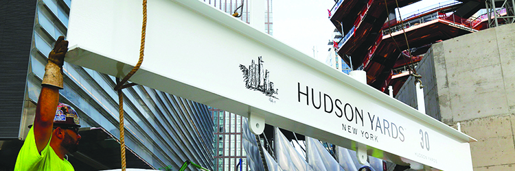 Related Companies and Oxford Properties top out 1,296 ft. tall 30 Hudson Yards; Project team: Kohn Pedersen Fox, Related Construction and Tishman